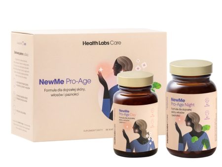 NewMe Pro-Age Day&Night formuła dla dojrzałej skóry włosów i paznokci suplement diety 90 kapsułek Sale