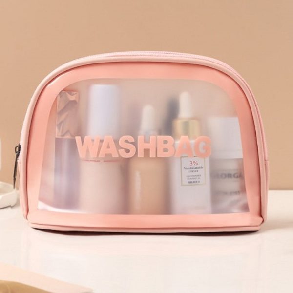 Washbag kosmetyczka rozkładana Różowa Sale