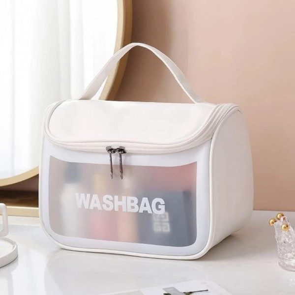 Washbag kosmetyczka kuferek Biała For Discount