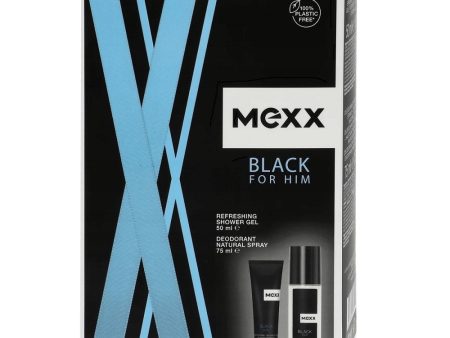 Black Man zestaw dezodorant w naturalnym sprayu 75ml + żel pod prysznic 50ml For Discount