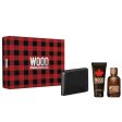 Wood Pour Homme zestaw woda toaletowa spray 100ml + żel pod prysznic 100ml + portfel Fashion