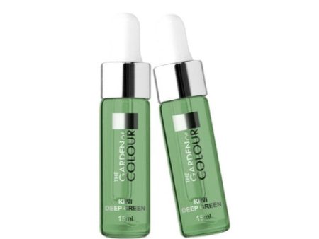 The Garden of Colour Regenerating Cuticle and Nail Oil oliwka do paznokci z pipetą Kiwi Deep Green 15ml Online now