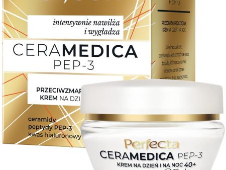 Ceramedica Pep-3 przeciwzmarszczkowy krem na dzień i na noc 40+ 50ml Fashion