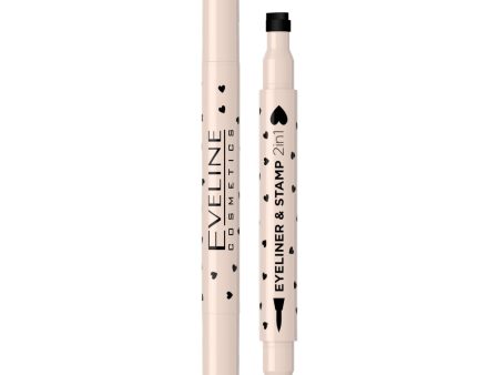 Eyeliner & Stamp 2in1 eyeliner ze stemplem 01 Serce Supply