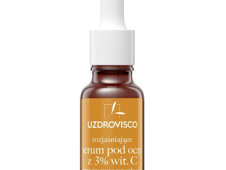 Świetlik rozjaśniające serum pod oczy z 3% wit.c przeciwzmarszczkowe 15ml Sale