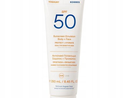 Yoghurt Sunscreen Emulsion Body + Face emulsja ochronna do ciała i twarzy SPF50 250ml Supply