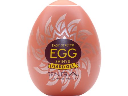 Easy Stretch Egg Shiny II Hard Gel jednorazowy masturbator w kształcie jajka Online Hot Sale