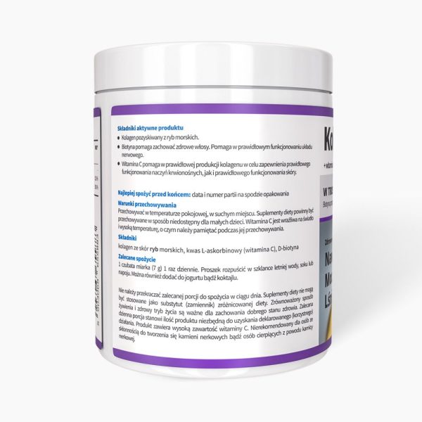 Kolagen + Witamina C i Biotyna w proszku suplement diety 100g Online now