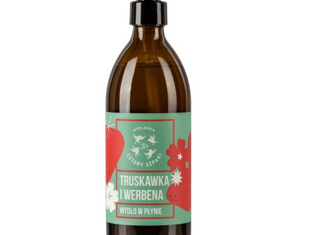 Naturalne mydło w płynie Truskawka i Werbena 500ml Sale