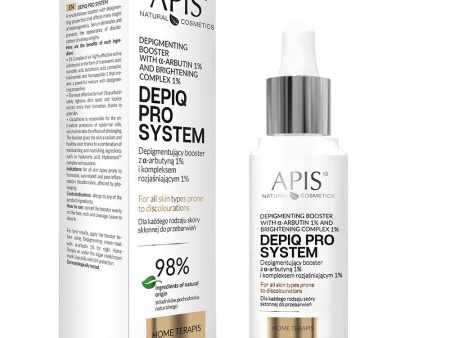 Depiq Pro System depigmentujący booster z α-arbutyną 1% i kompleksem rozjaśniającym 1% 30ml on Sale