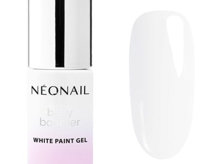 Baby Boomer White Paint Gel biały żel do zdobień 6.5ml For Sale