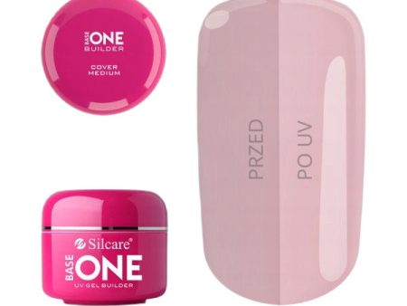 Base One Cover Medium maskujący żel UV do paznokci 15g Supply