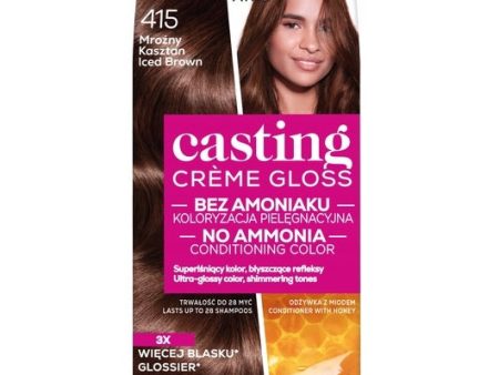 Casting Creme Gloss farba do włosów 415 Mroźny Kasztan For Sale