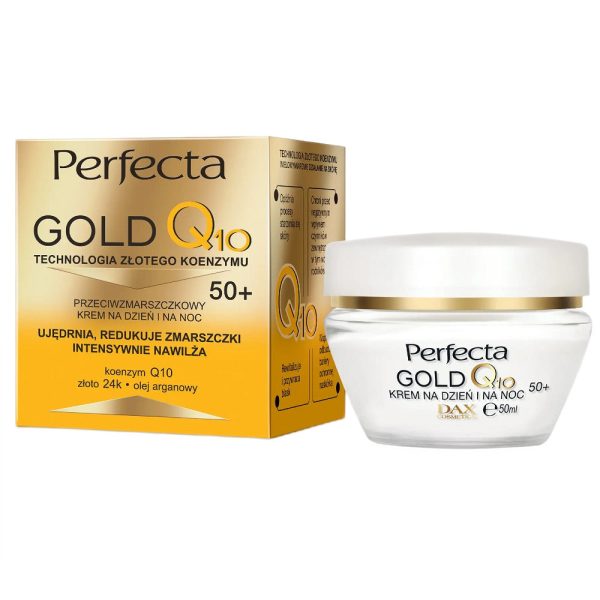 Gold Q10 przeciwzmarszczkowy krem na dzień i na noc 50+ 50ml For Discount