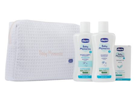 Baby Moments Pink zestaw płyn do kąpieli 200ml + szampon do włosów 200ml + delikatne mydło 100g Discount