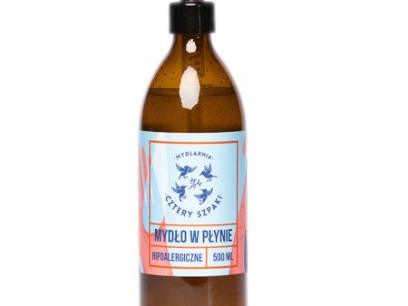 Hipoalergiczne naturalne mydło w płynie 500ml Cheap