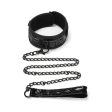 Diamond Collar And Leash obroża ze smyczą Black Sale