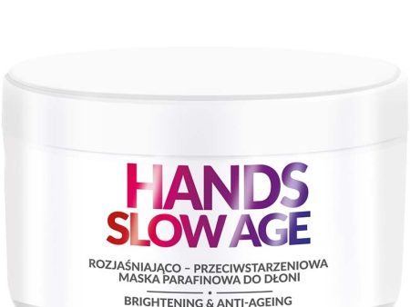 Hands Slow Age rozjaśniająco-przeciwstarzeniowa maska parafinowa do dłoni 300g For Discount