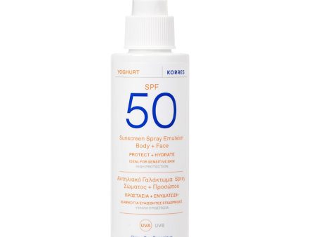 Yoghurt Sunscreen Spray Emulsion Body + Face emulsja ochronna w sprayu do ciała i twarzy SPF50 150ml Sale