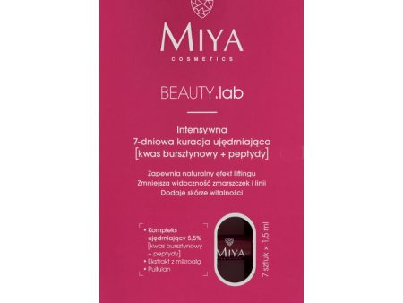 BEAUTY.lab intensywna 7-dniowa kuracja ujędrniająca [kwas bursztynowy + peptydy] 7x1.5ml Online