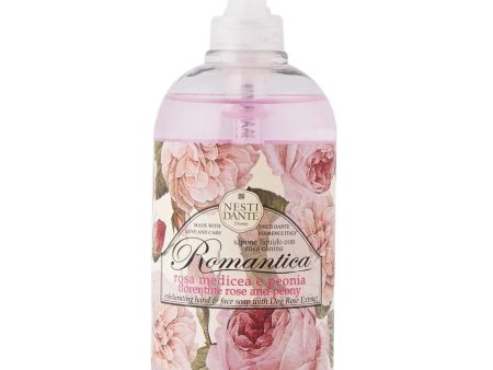 Romantica orzeźwiające mydło w płynie Rose & Peony 500ml For Sale