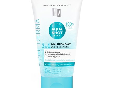 Pure Derma hialuronowy żel micelarny 3w1 150ml on Sale