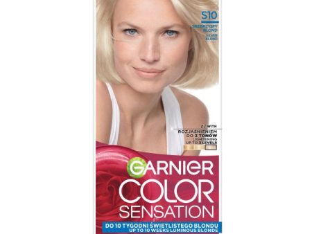 Color Sensation krem koloryzujący do włosów S10 Srebrzysty Blond Discount