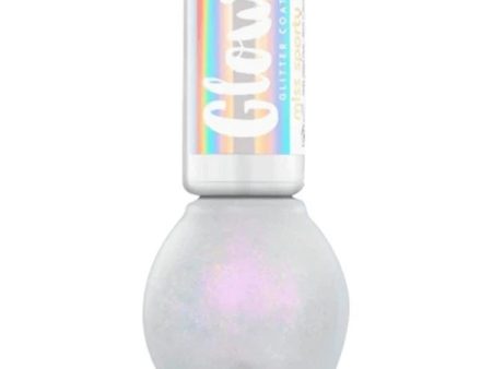 Glow Glitter Coat lakier do paznokci 010 Icy Blush 7ml Online now