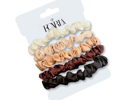 Zestaw frotek do włosów Scrunchie 5szt. Hot on Sale