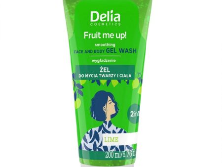 Fruit Me Up! żel do mycia twarzy i ciała Limonka 200ml For Cheap