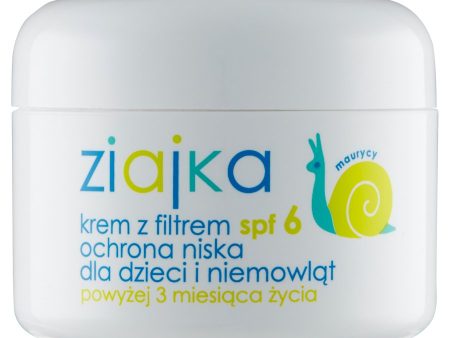 Ziajka krem z filtrem SPF6 dla dzieci i niemowląt 50ml For Discount