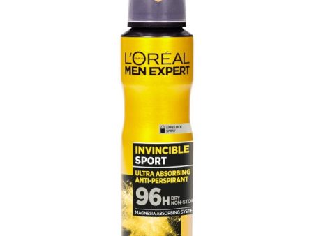 Men Expert Invincible Sport antyperspirant spray 150ml Sale