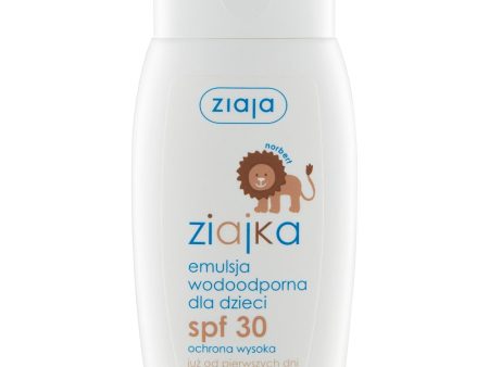 Ziajka emulsja wodoodporna do twarzy i ciała dla dzieci SPF30 125ml Supply