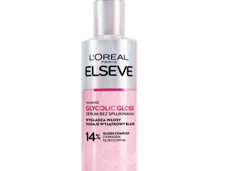 Elseve Glycolic Gloss serum bez spłukiwania do włosów szorstkich i matowych 150ml For Sale