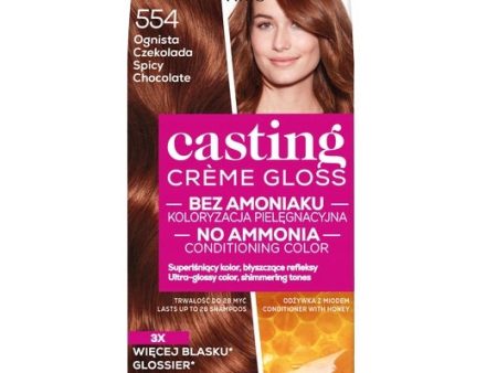 Casting Creme Gloss farba do włosów 554 Ognista Czekolada Fashion