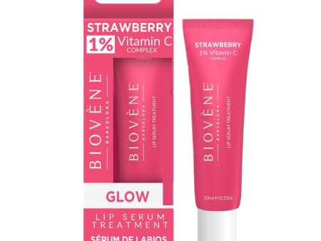 Strawberry Lip Serum Treatment rozświetlające serum do ust z 1% witaminy C 10ml For Sale