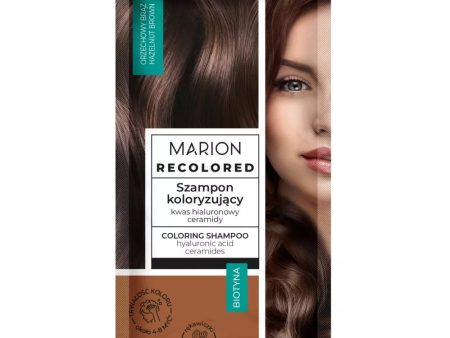 Recolored szampon koloryzujący 4.3 Orzechowy Brąz 35ml Fashion