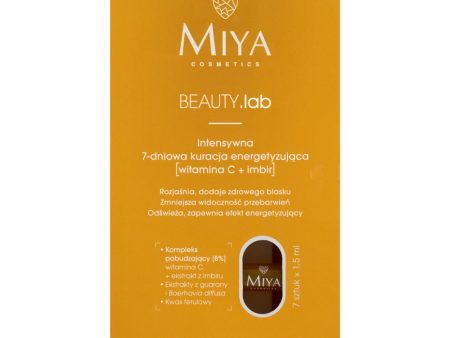 BEAUTY.lab intensywna 7-dniowa kuracja energetyzująca [witamina C + imbir] 7x1.5ml Hot on Sale