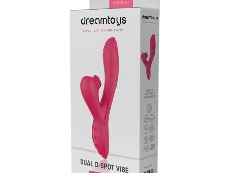 Essentials Dual G-Spot Vibe wibrator ze stymulatorem łechtaczki Pink For Discount