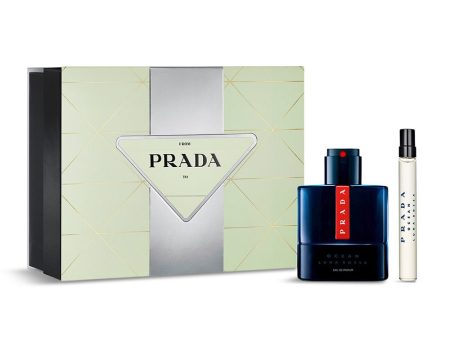 Luna Rossa Ocean zestaw woda perfumowana spray 50ml + woda perfumowana spray 10ml Discount