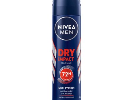 Men Dry Impact antyperspirant spray 150ml Online now