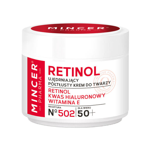 Retinol 50+ ujędrniający półtłusty krem do twarzy No.502 50ml Sale