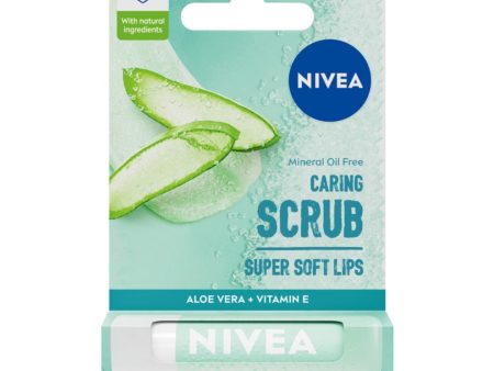 Caring Scrub pielęgnujący peeling do ust Aloes 4.8g Online Hot Sale