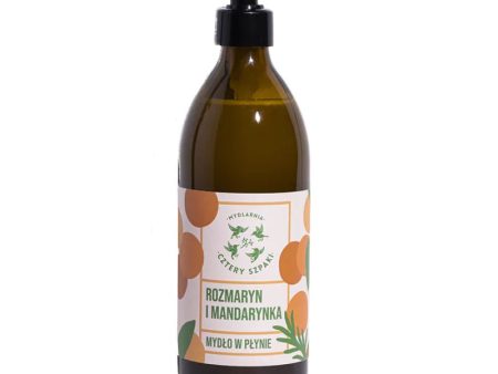 Naturalne mydło w płynie Rozmaryn i Mandarynka 500ml on Sale