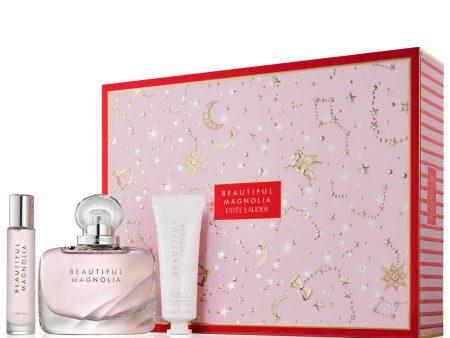 Beautiful Magnolia zestaw woda perfumowana spray 50ml + odżywczy krem do rąk 30ml + woda perfumowana spray 10ml Online Sale