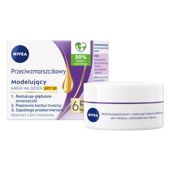 2 Pack Przeciwzmarszczkowy + Modelujący krem na dzień i krem na noc 65+ 2x50ml Online Hot Sale