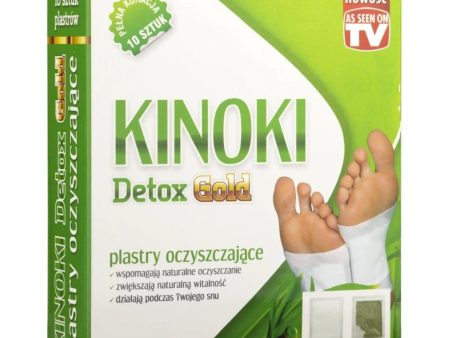 Kinoki Detox Gold plastry oczyszczające organizm 10szt Hot on Sale