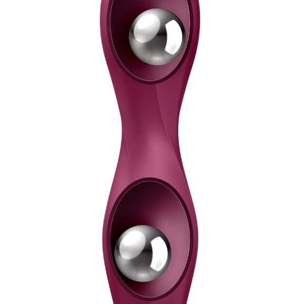 Double Ball-R dildo z kulkami gejszy Red For Discount