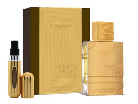 Amber Oud Gold Edition Extreme zestaw woda perfumowana spray 200ml + woda perfumowana spray 10ml Online