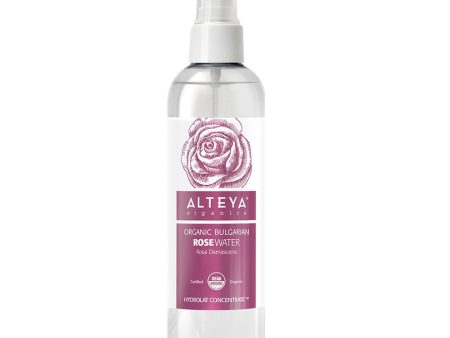 Organic Bulgarian Rose Water organiczna woda różana w sprayu 250ml Online now